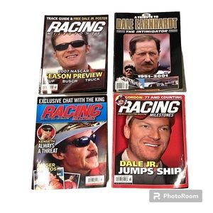Racing Milestones 2007 Earnhardt Racing Tribute Dale Earnhardt Magazine Lot of 4